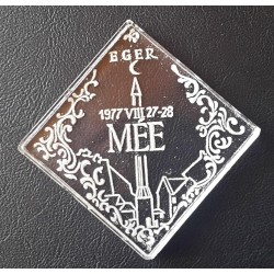 802. MÉE. Fehér Minaret Üvegcsegely "R"