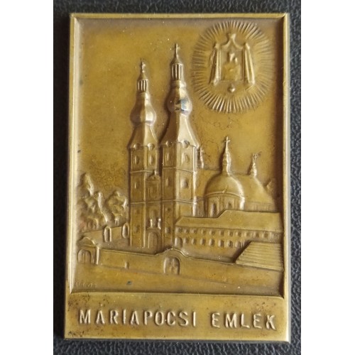 122. Máriapócsi emlékplakett