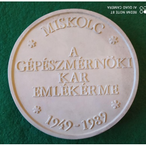 813. MISKOLC emlékérme 1949-1989