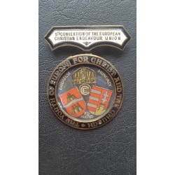 700. Keresztény Európa Ifjúsága - Díszes függesztő 1927