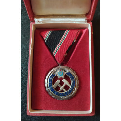 7080. Bányász Szolgálati Érdemérem - ezüst fokozat  Rákosi címeres