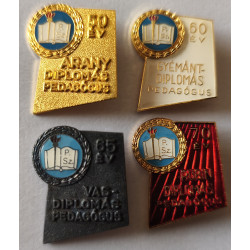 136. Arany-Gyémánt-Vas-Rubin diplomás pedagógus