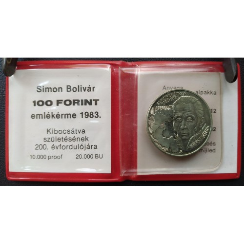 310. Simon Bolivár 100 Ft