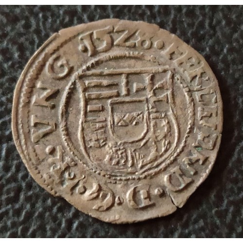 764. I.Ferdinánd  1528 KB  dénár