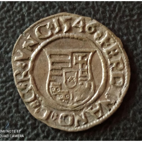 858. I.Ferdinánd 1546 KB dénár