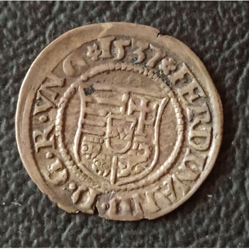 968. I.Ferdinánd rozettás 1537 KB dénár