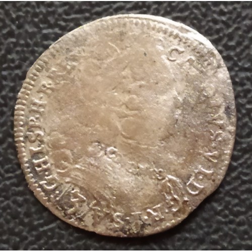 1073. III.Károly 1715  3 Kr. Pozsony  UNIKUM !