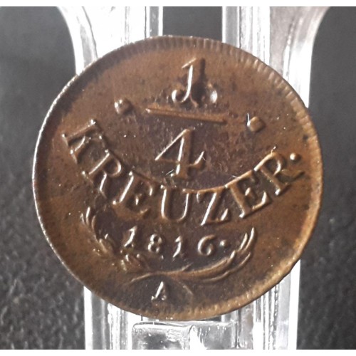 111. Ferenc 1792-1835   ¼ krajcár