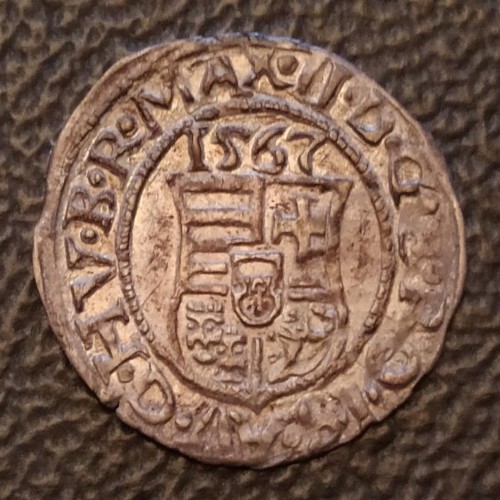 515. Miksa 1567 KB dénár