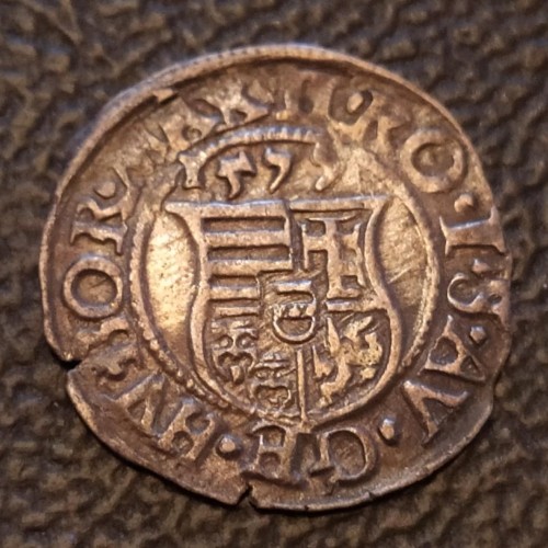 538.Miksa 1577 KB dénár