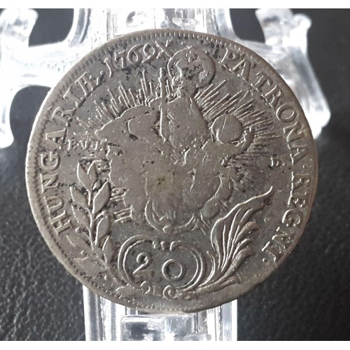 673. M.Terézia 1769  20 kr.