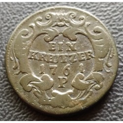 1004. Mária Terézia 1761 P.  1 Kr.