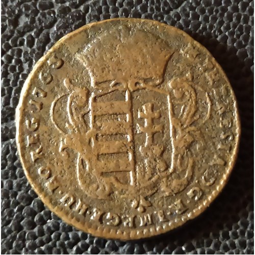 1765. Mária Terézia 1765 réz denár