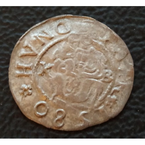 595. Rudolf 1580 KB dénár