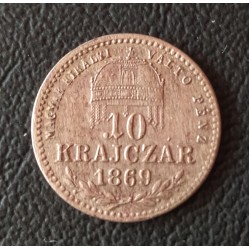 353. FJ. 1869 GYF.  MKVP 10 Kr.