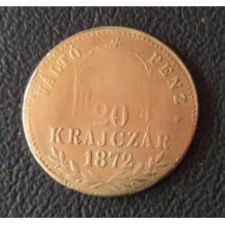419. FJ. 1872 KB.  VP. 20 Kr.