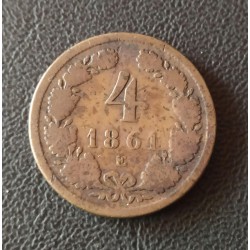 468. FJ. 1861 E  4 Krajcár