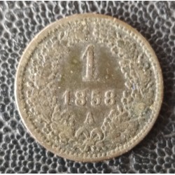 850. FJ. 1858 A  1 krajcár