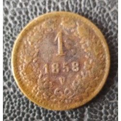851. FJ. 1858 V  1 krajcár