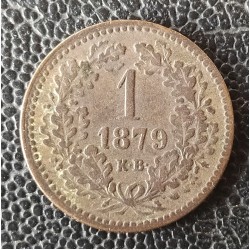 854. FJ. 1879 KB 1 krajcár
