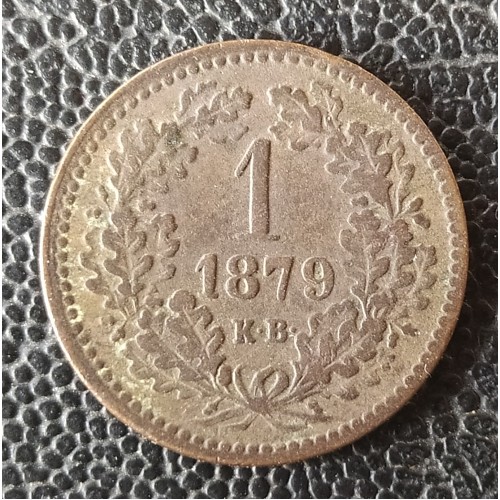854. FJ. 1879 KB 1 krajcár
