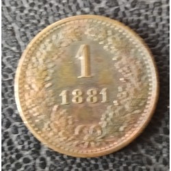 860. FJ. 1881 jn. 1 krajcár