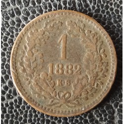 862. FJ. 1882 KB 1 krajcár