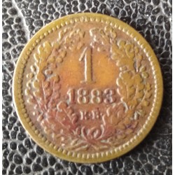 865. FJ. 1883 KB 1 krajcár