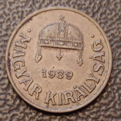 345. 1939. 1 fillér