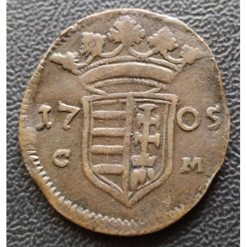 955. Rákóczi 1705 CM Tíz Poltura