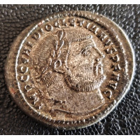 350. Diocletianus  ezüstös nagy follis
