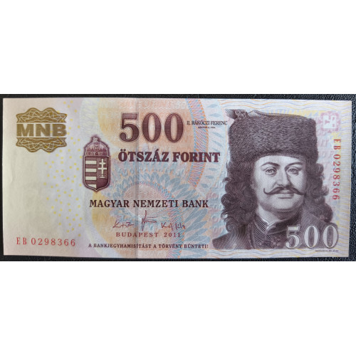 894. 500 Forint 2011 EB