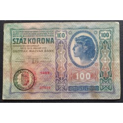 1059. 100 Korona 1912. felülbélyegzéssel