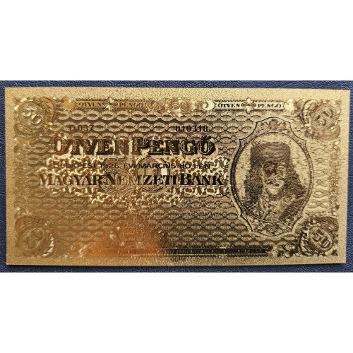 1002. 1926."arany" 50 Pengő