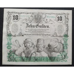1124. 10 Gulden  1863