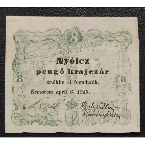 064. KOMÁROM  8 pengő krajczár